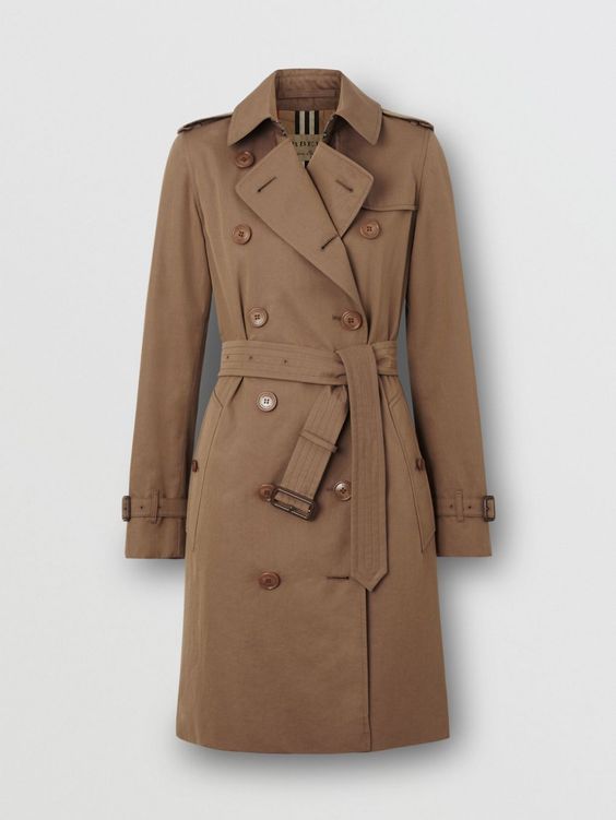 Tropical Gabardine Trench Coat in Taupe - Women | Burberry United States