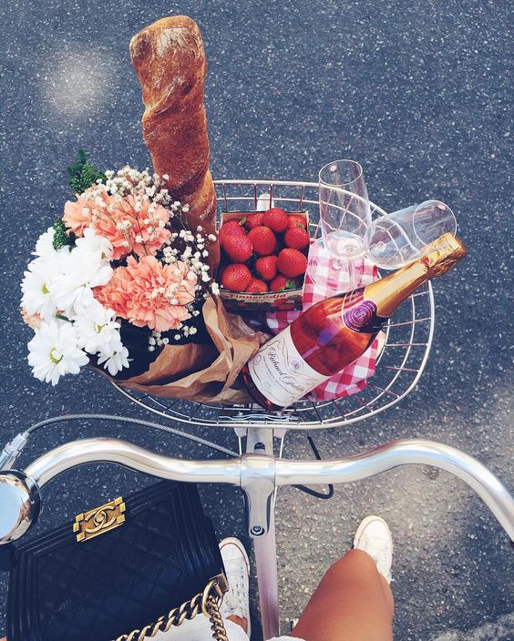 парижский пикник, велосипед
