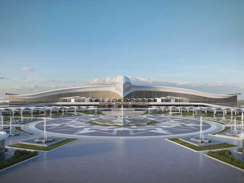 Невероятная красота и роскошь: Новый аэропорт в столице Туркменистана!