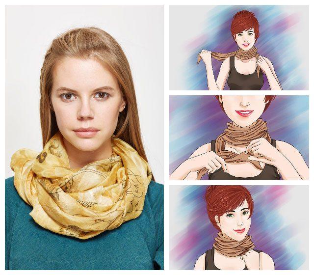Семь простых способов носить шарф