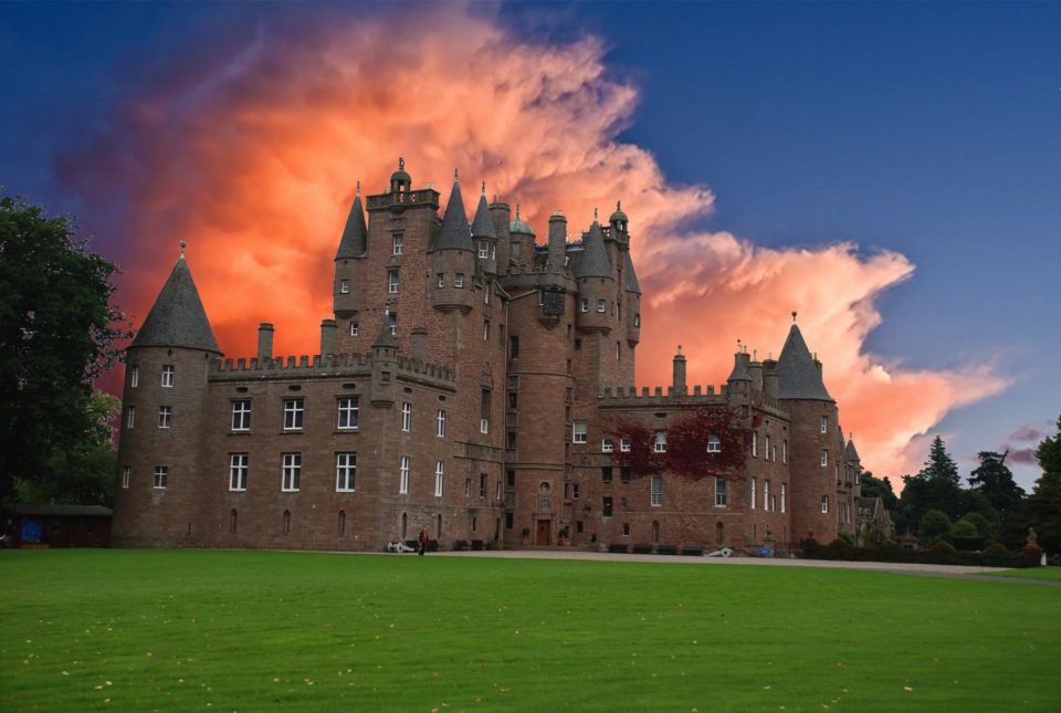 замки в шотландии, glamis castle, замки шотландии