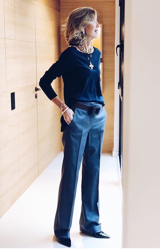 Модные образы для тех кому за Пятьдесят: потрясающий стиль Susi Rejano – Счастливая женщина