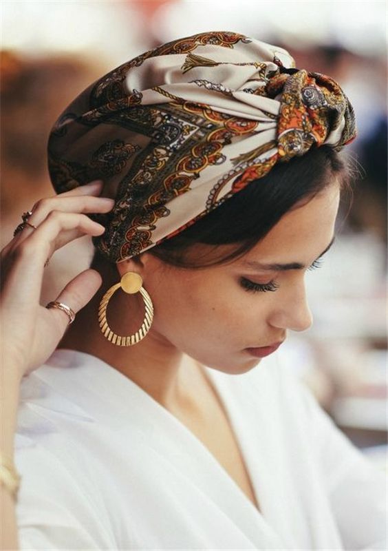 28 Stunning Ways to Style Your Hairstyles with Scarf #Accessories