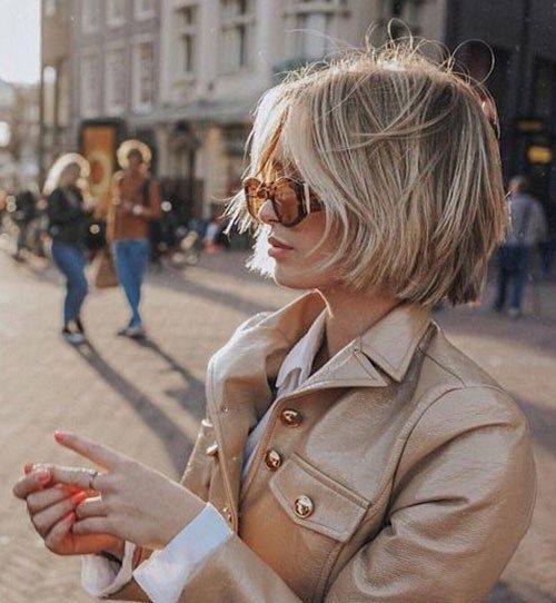 #Frauen #für #Kurzhaarschnitte #Neueste Latest Short Haircuts for Women 2019 Modern-Blonde-Bob-Hair Neueste Kurzhaarschnitte für Damen 2019