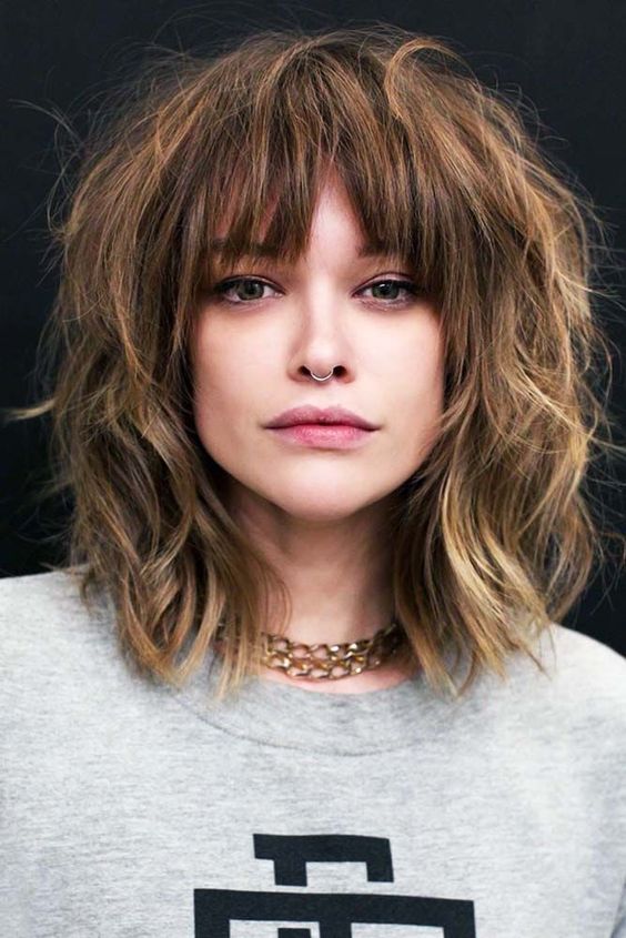 40 Wispy Bangs Ideas To Try For A Fresh Take On Your Style #hairstyles #With_Bangs_medium