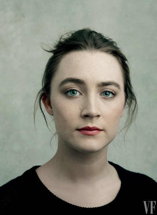 Saoirse Ronan, photographed by Annie Leibovitz for Vanity Fair, March 2016.