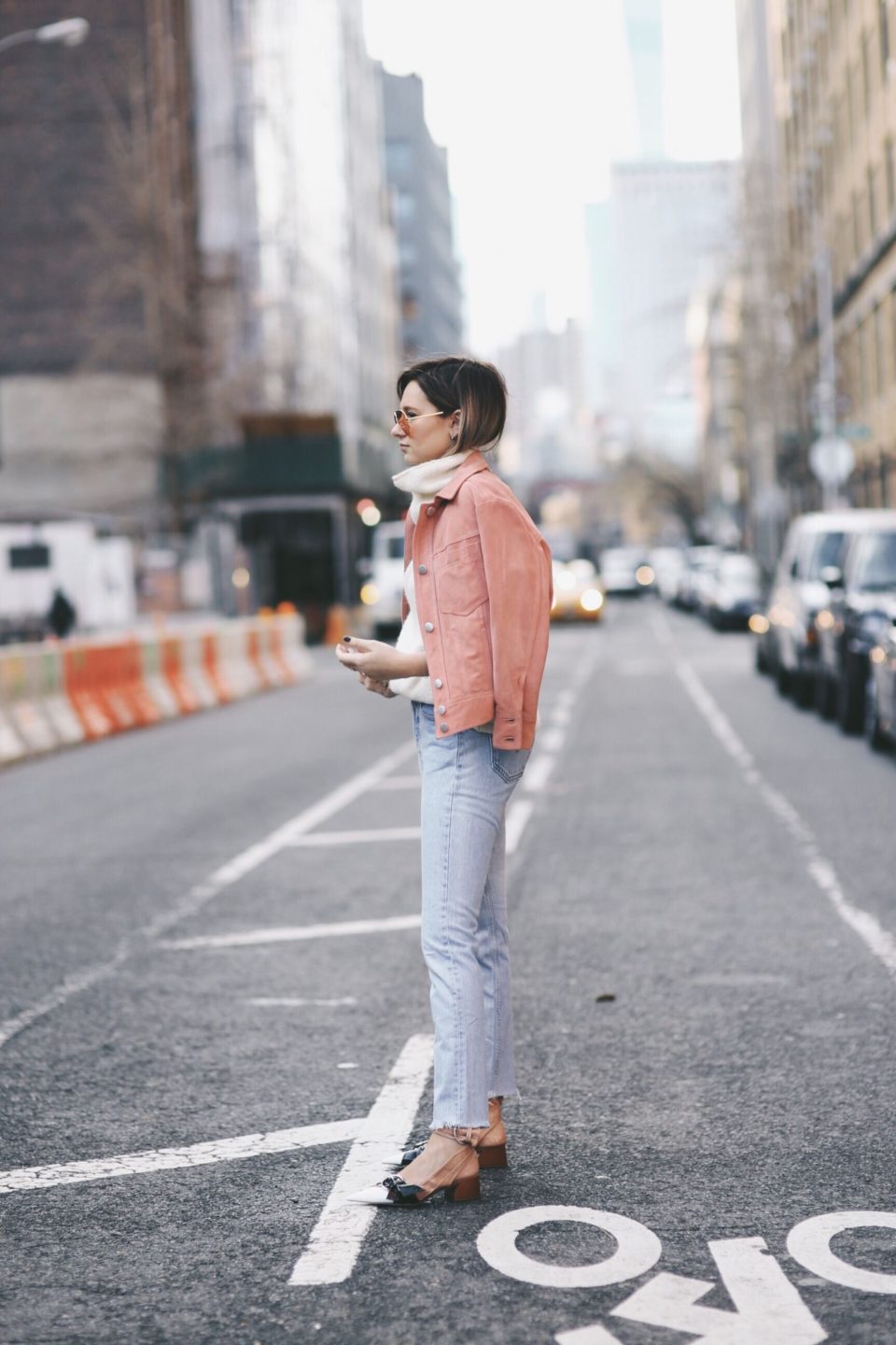 pink jacket, blue jeans, daniel, розовая джинсовая куртка, уличный стиль, street style