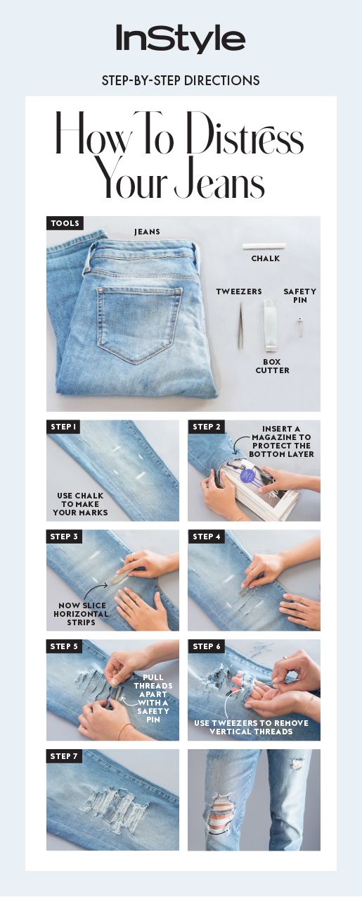 Vintage denim: как добавить характер джинсам (3 приема)